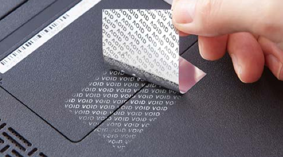 Печать защитных этикеток